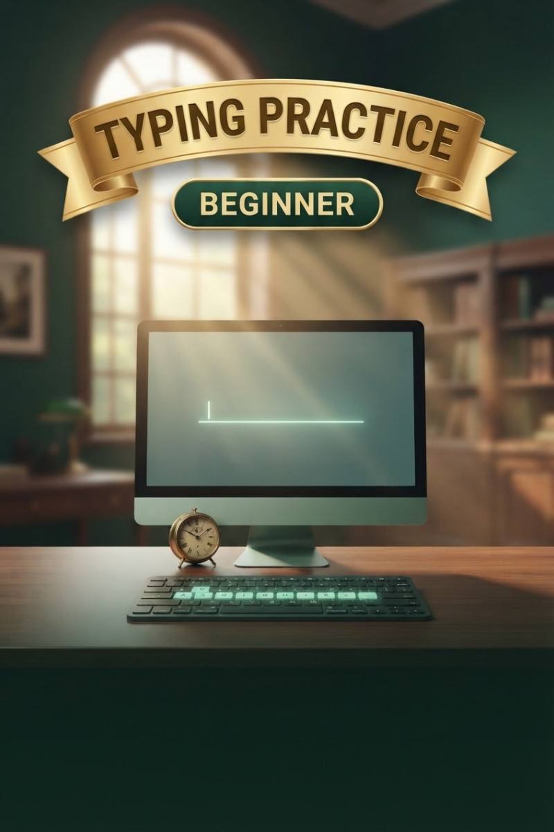 Typing practice for beginners